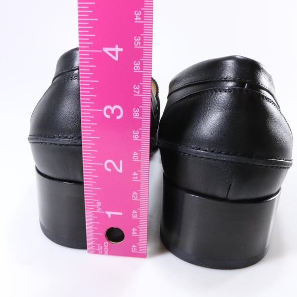 black Lock Me Moc Leather classic turnlock loafers D571 - Picture 9 of 12